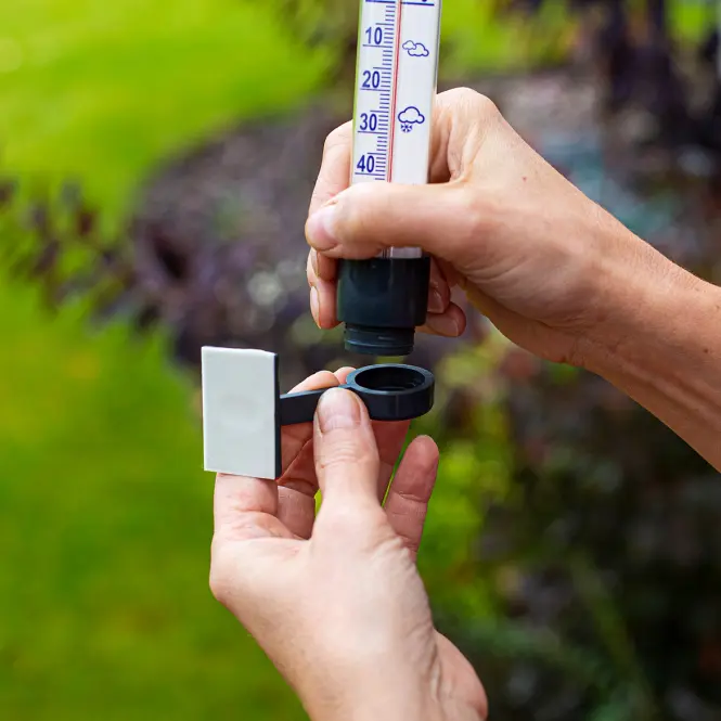 Vonkajší teplomer antracit (-60/50 °C) 23 cm