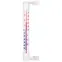 Vonkajší teplomer biely (-50/50 °C) 18 cm