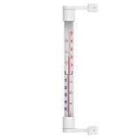 Vonkajší teplomer biely (-50/50 °C) 22 cm