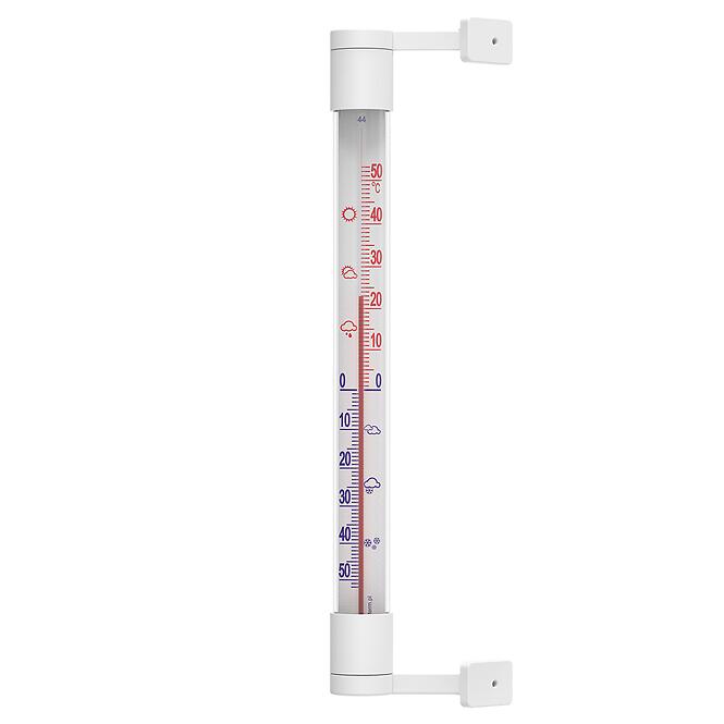 Vonkajší teplomer biely (-50/50 °C) 22 cm