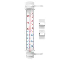 Vonkajší teplomer biely (-50/50 °C) 27 cm