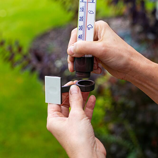 Vonkajší teplomer hnedý (-60/50 °C) 23 cm
