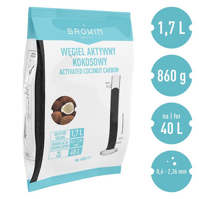 Aktívne uhlie - kokosové 0,86 kg