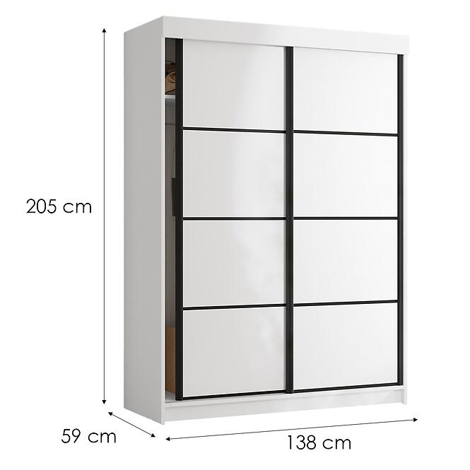 Skriňa Tanger 138 Biela