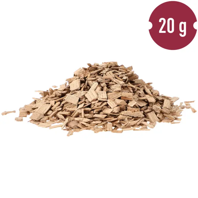 Dubové vločky prírodné nepražené 20 g