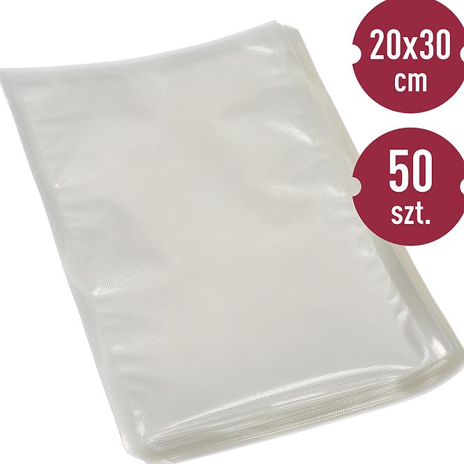 Vrúbkované vákuové vrecká do vákuovačky 20x30