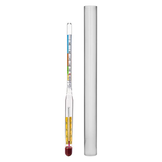 Alkoholmeter s teplomerom