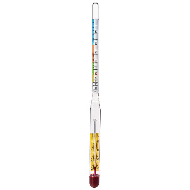 Alkoholmeter s teplomerom
