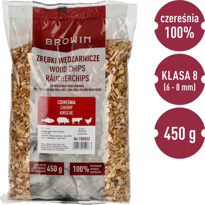 Štiepky na údenie/grilovanie čerešňa – 450 g tr. 8