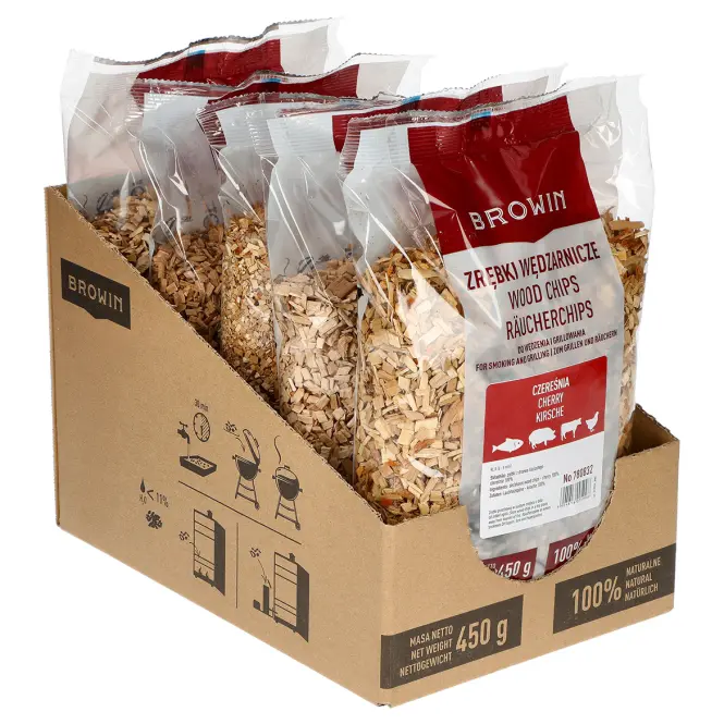 Štiepky na údenie/grilovanie čerešňa – 450 g tr. 8