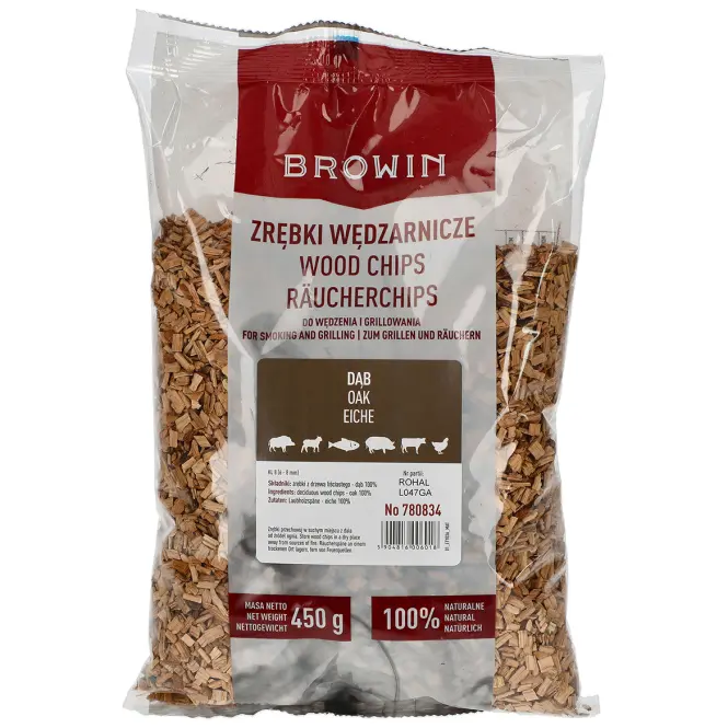 Štiepky na údenie/grilovanie dub - 450 g tr. 8