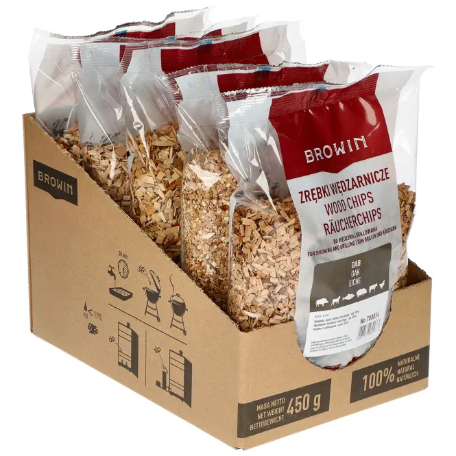 Štiepky na údenie/grilovanie dub - 450 g tr. 8