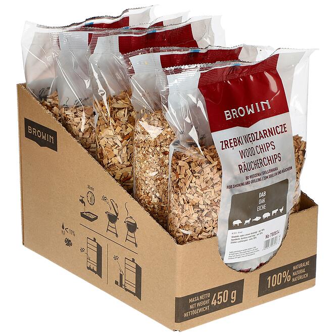 Štiepky na údenie/grilovanie dub - 450 g tr. 8