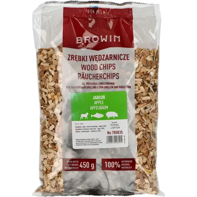 Štiepky na údenie/grilovanie jabloň – 450 g tr. 8