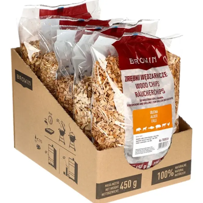 Štiepky na údenie/grilovanie jelša – 450 g tr. 8