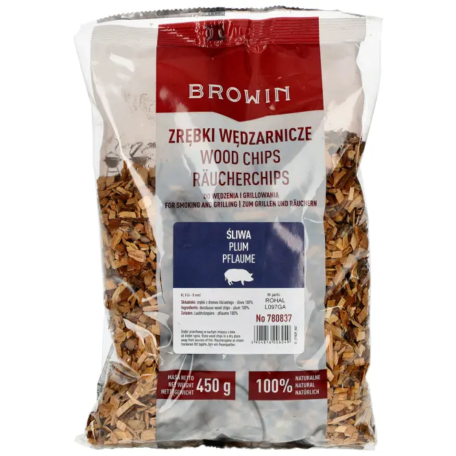 Štiepky na údenie/grilovanie slivka – 450 g tr. 8