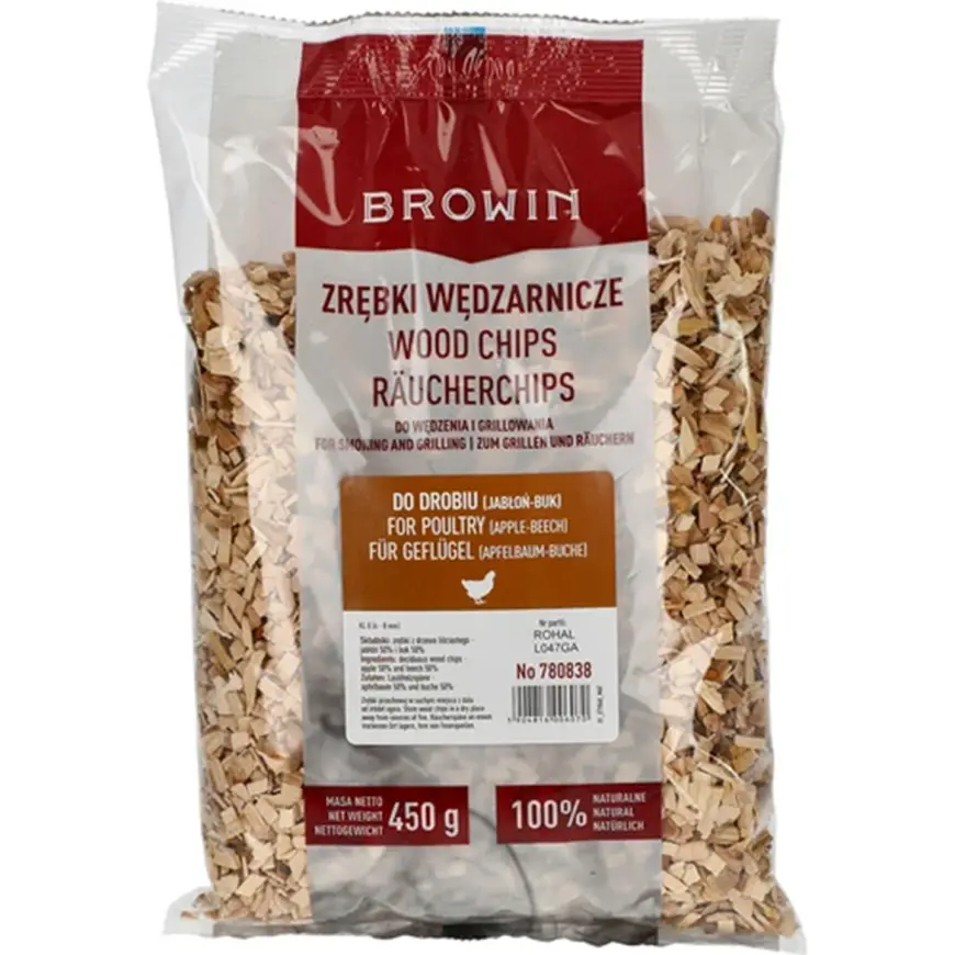 Štiepky mix na hydinu (50% jabloň + 50% buk)- 450 g tr. 8