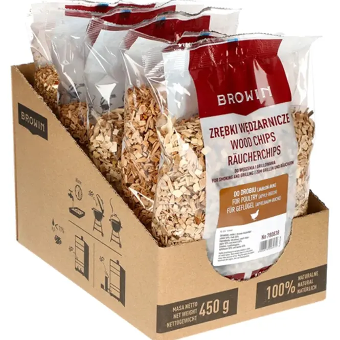 Štiepky mix na hydinu (50% jabloň + 50% buk)- 450 g tr. 8,2