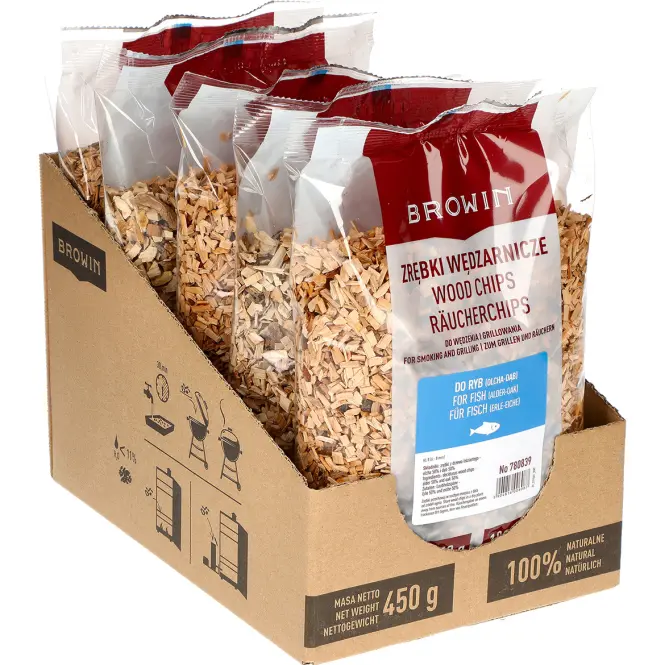Štiepky mix na ryby (50% dub + 50% jelša) – 450 g tr. 8