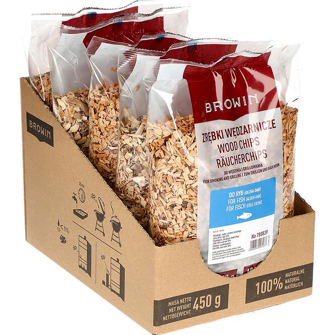 Štiepky mix na ryby (50% dub + 50% jelša) – 450 g tr. 8