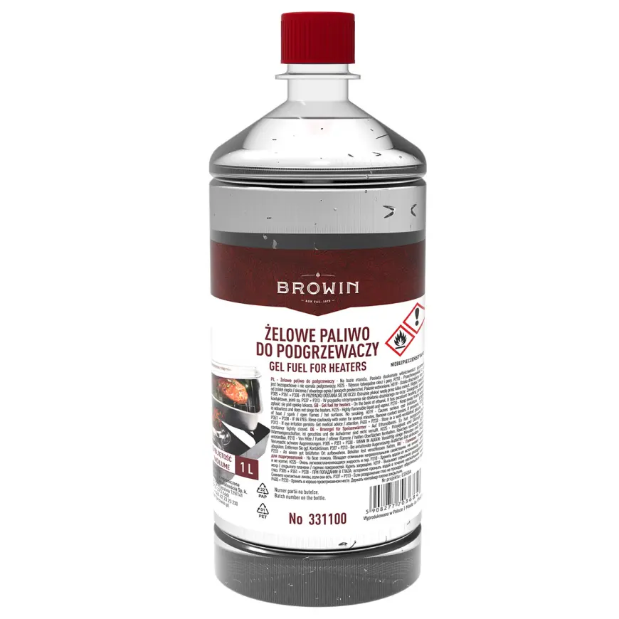 Gélové palivo do ohrievačov – 1 l