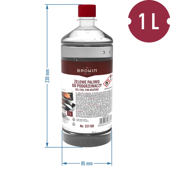 Gélové palivo do ohrievačov – 1 l