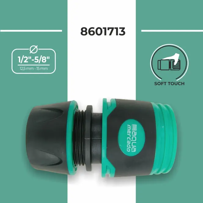 Rýchlospojka - priechodná 1/2˝-5/8˝ Soft Touch AM5809E