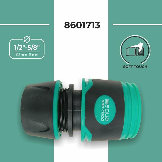 Rýchlospojka - priechodná 1/2˝-5/8˝ Soft Touch AM5809E