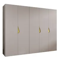 Skriňa Sandi 1-250 kašmír/zlatá