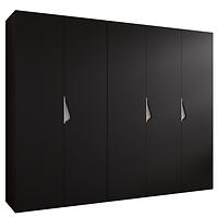 Skriňa Sandi 1-250 čierna/kašmír