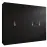 Skriňa Sandi 1-250 čierna/zlatá