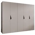 Skriňa Sandi 1-250 kašmír/čierna