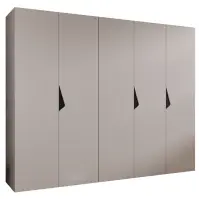 Skriňa Sandi 1-250 kašmír/čierna