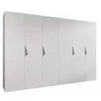 Skriňa Sandi 1-300 (2x150) biela/kašmír