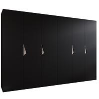 Skriňa Sandi 1-300 (2x150) čierna/kašmír