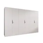 Skriňa Sandi 1-300 (3x100) biela/kašmír