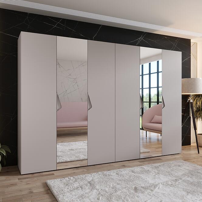 Skriňa Sandi 2-300 (2x150) kašmír/kašmír,5