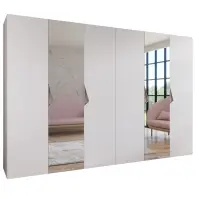 Skriňa Sandi 2-300 (2x150) biela/kašmír