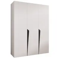 Skriňa Piano 1-150 biela/čierna