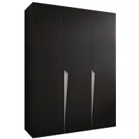 Skriňa Piano 1-150 čierna/kašmír