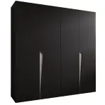 Skriňa Piano 1-200 čierna/kašmír
