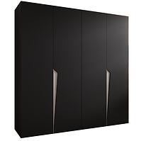 Skriňa Piano 1-200 čierna/kašmír