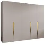 Skriňa Piano 1-250 kašmír/zlatá