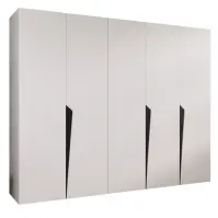 Skriňa Piano 1-250 biela/čierna