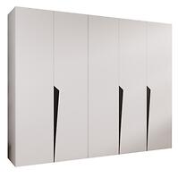 Skriňa Piano 1-250 biela/čierna