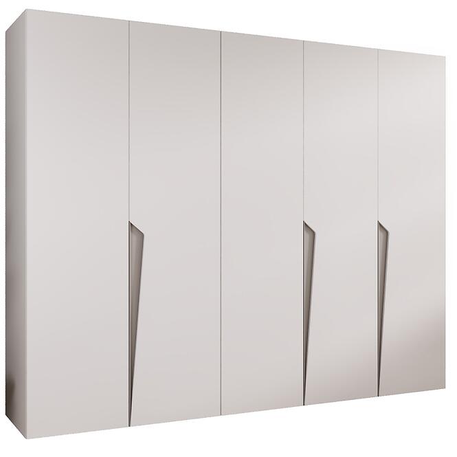 Skriňa Piano 1-250 biela/kašmír
