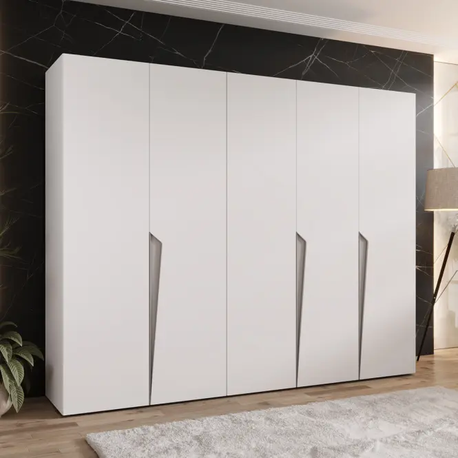 Skriňa Piano 1-250 biela/kašmír,5