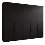 Skriňa Piano 1-250 čierna/čierna