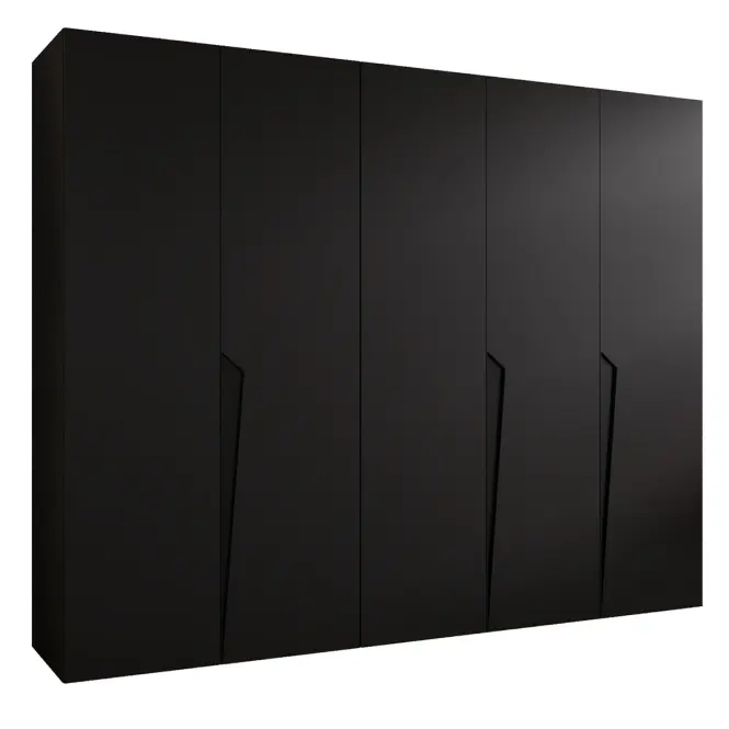 Skriňa Piano 1-250 čierna/čierna