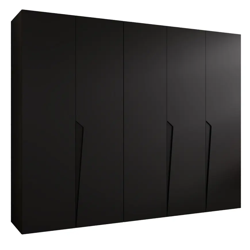 Skriňa Piano 1-250 čierna/čierna